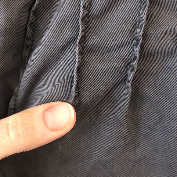 Anthropologie Jenee Tiered Tunic Mini Dress in Gray - Size Medium - Picture 8 of 9